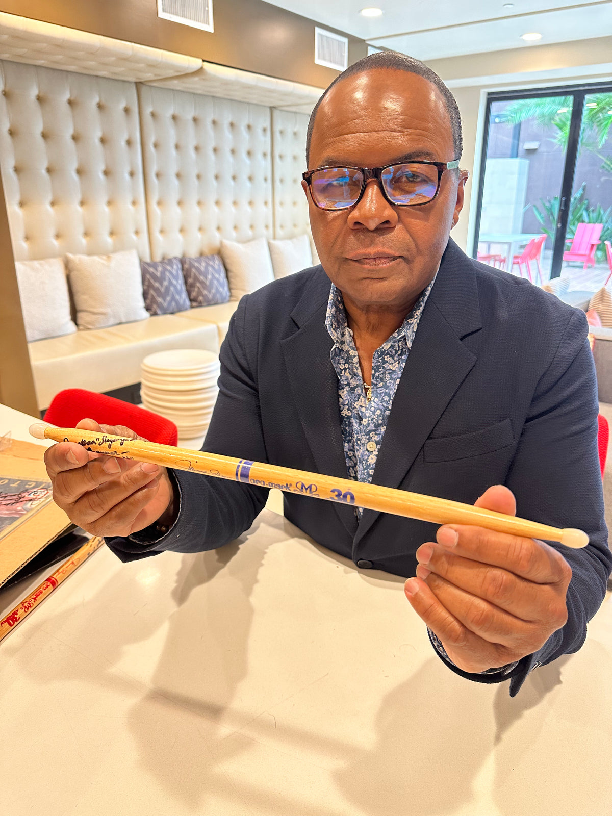 Jonathan Moffett Used &quot;This Is It&quot; Rehearsal Drum Stick Collectible
