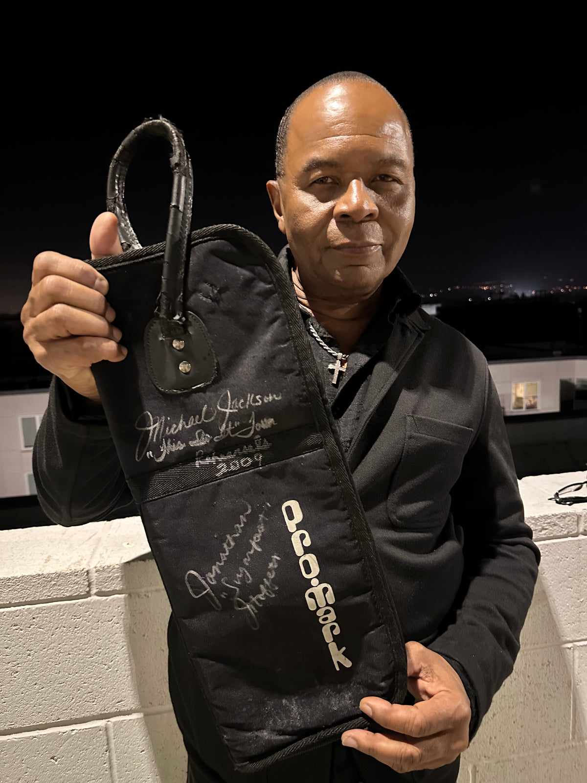 Jonathan Moffett This Is It Used Stick Bag Collectible