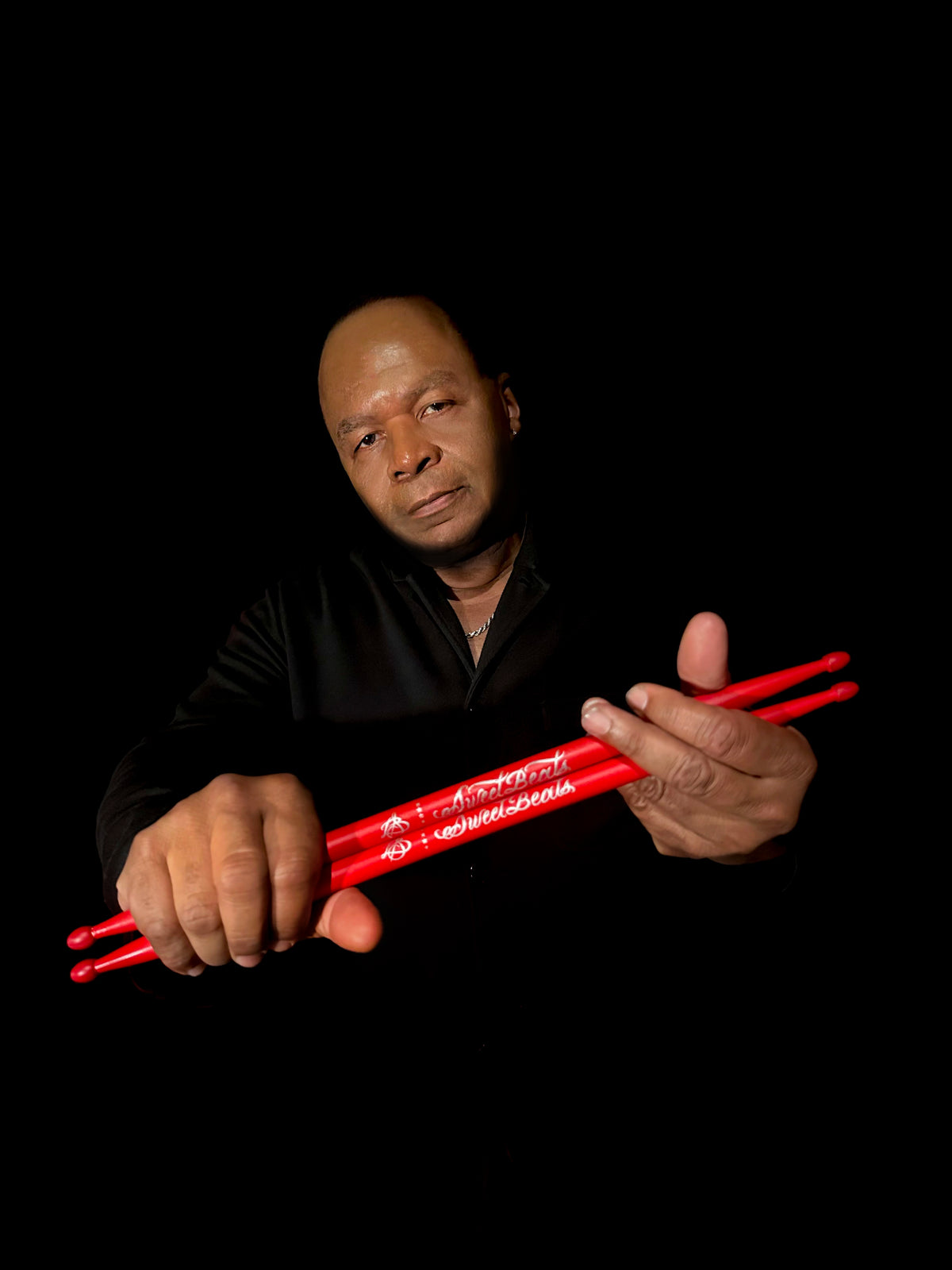 SweetBeats Drum Sticks - Cherry Matte | Red Nylon Tips