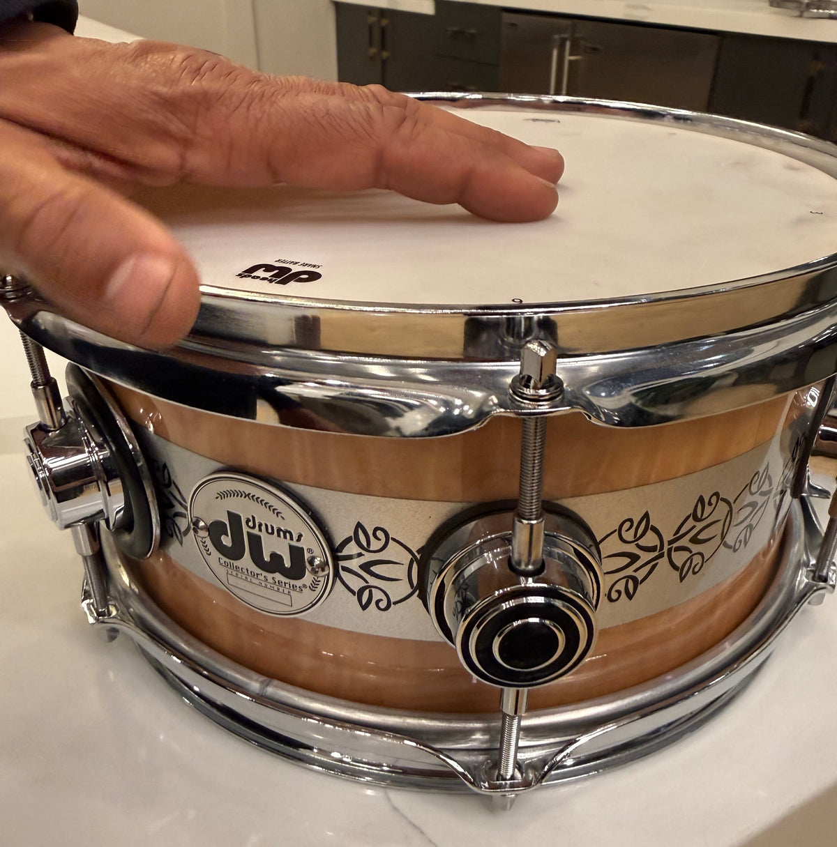 Jonathan Moffett Signed “This Is It” Collectible DW Snare