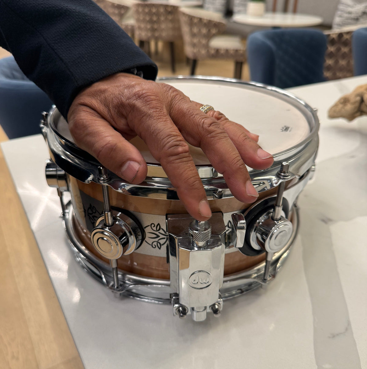 Jonathan Moffett Signed “This Is It” Collectible DW Snare