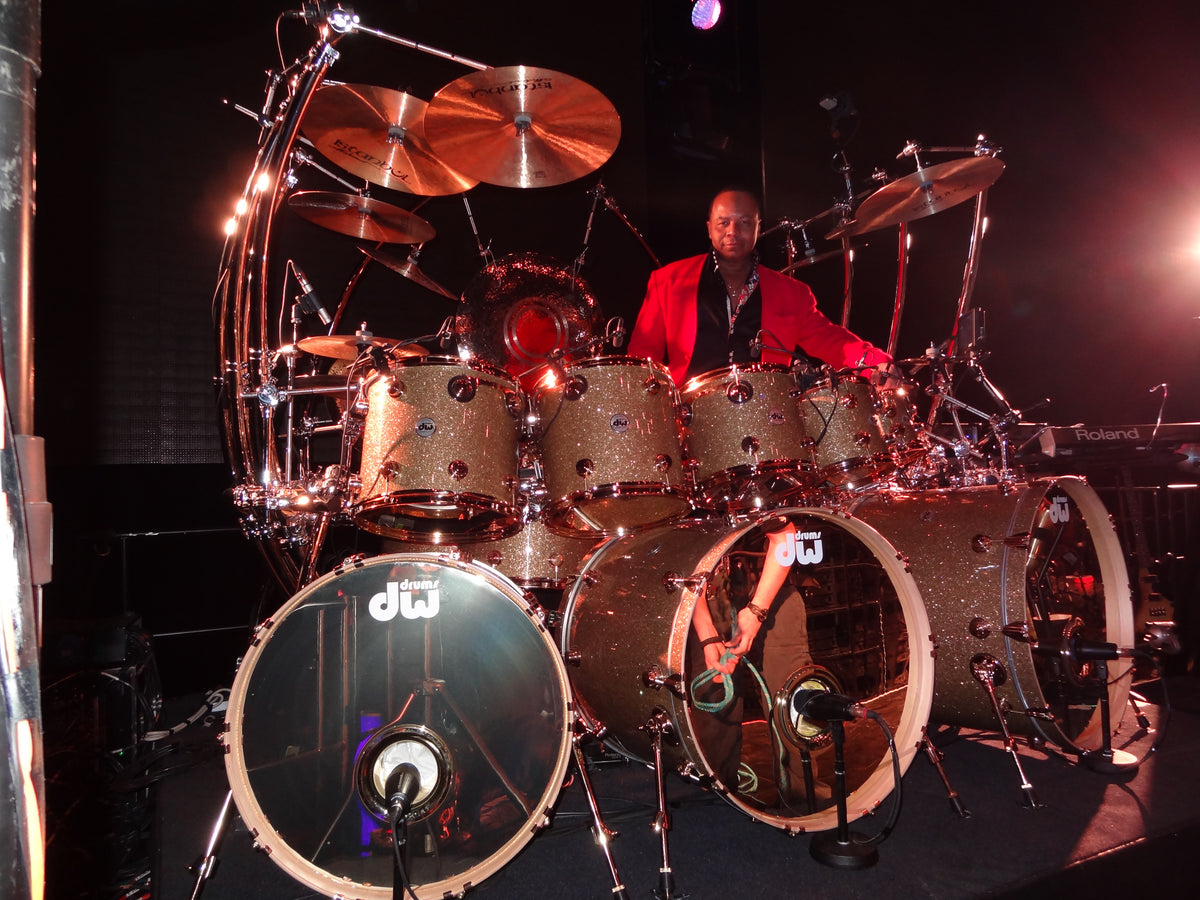 Jonathan Moffett USED and SIGNED Immortal Tour Drum Kit Collectible