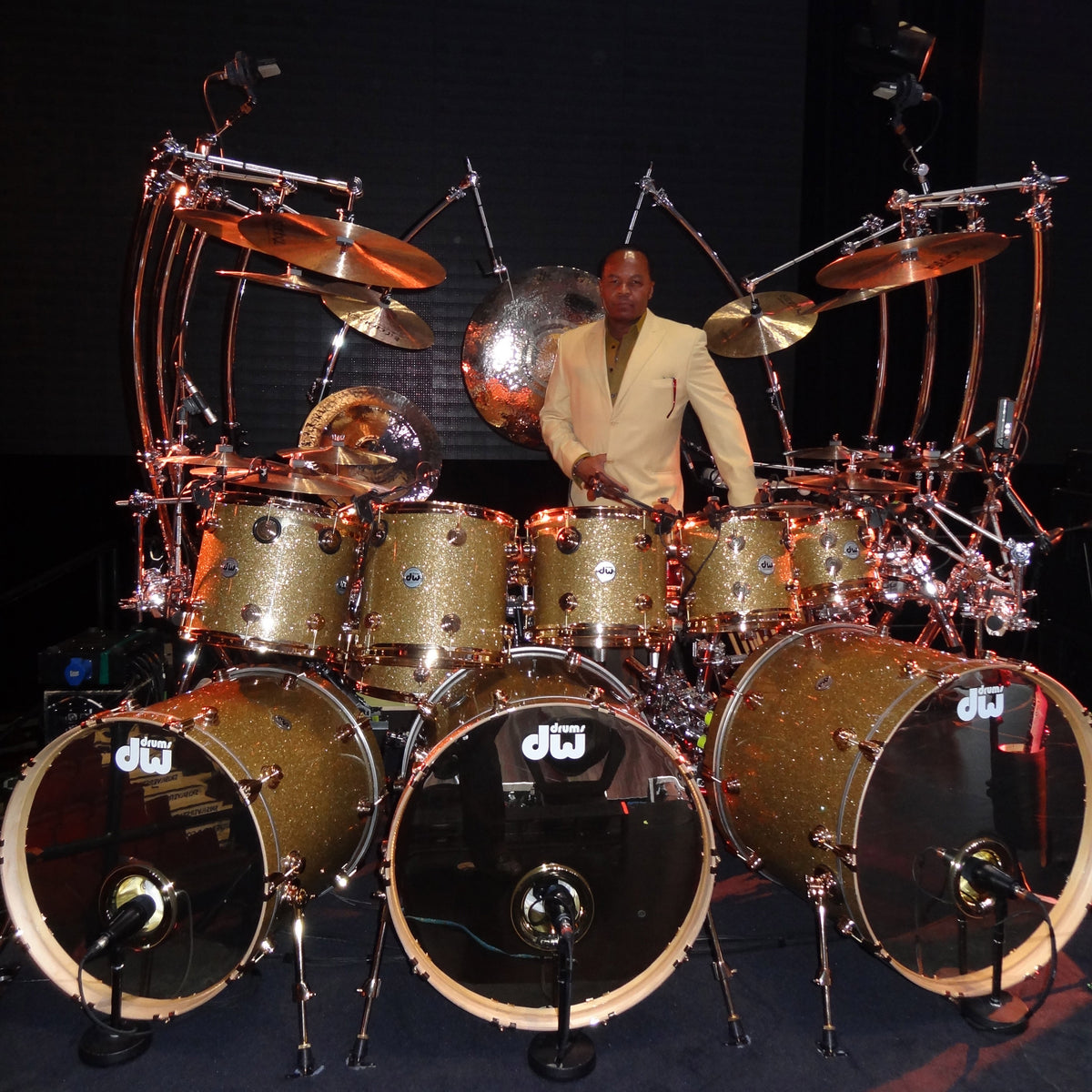 Jonathan Moffett USED and SIGNED Immortal Tour Drum Kit Collectible