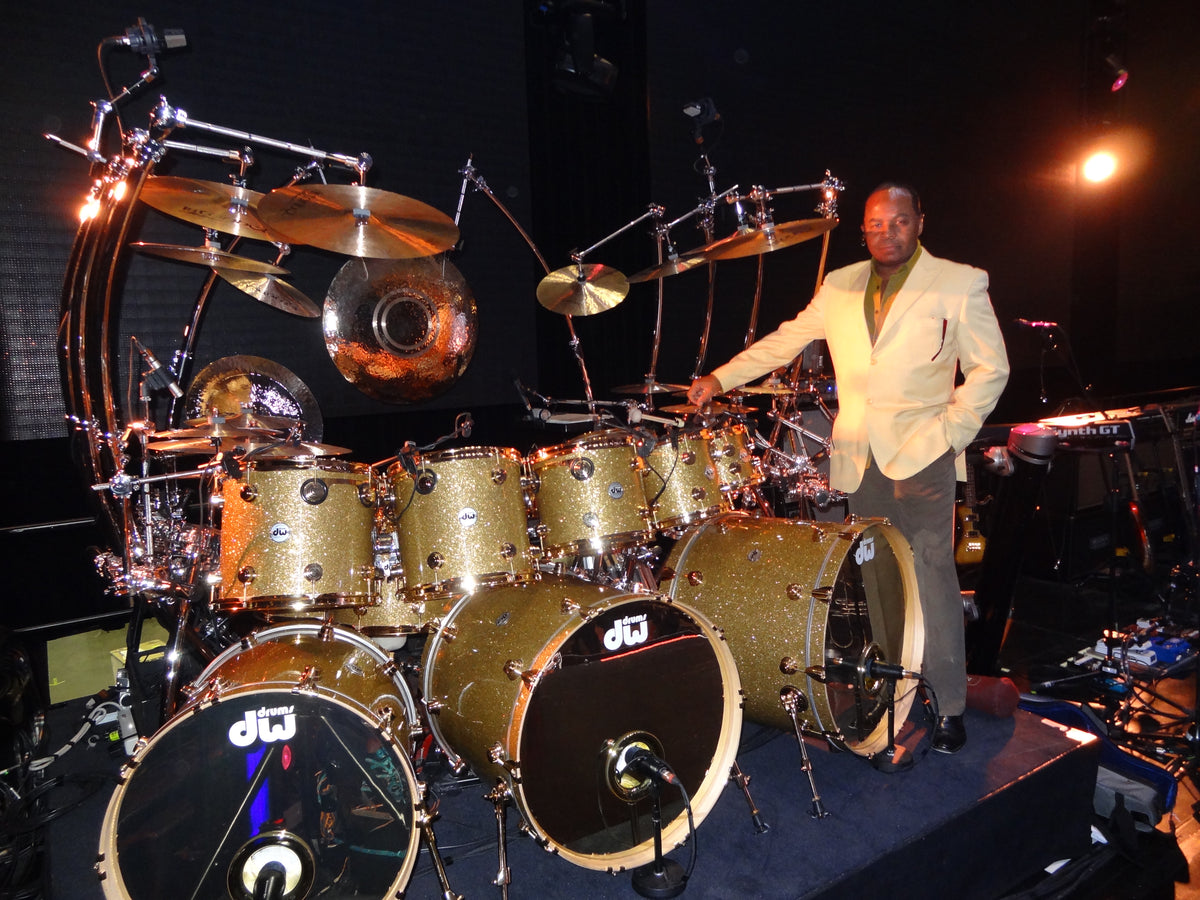 Jonathan Moffett USED and SIGNED Immortal Tour Drum Kit Collectible