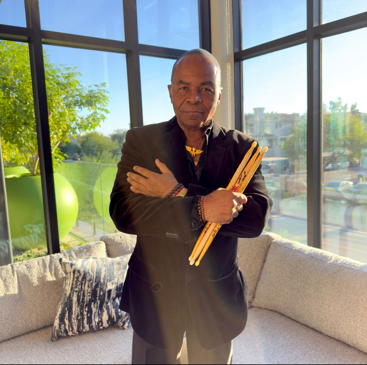 Jonathan Moffett Used &amp; Signed Drumsticks – Michael Jackson Tour &amp; Rehearsal Collection
