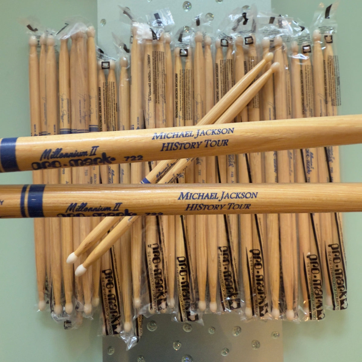 Jonathan Moffett Signed &quot;HIStory&quot; Tour Drum Stick Collectible
