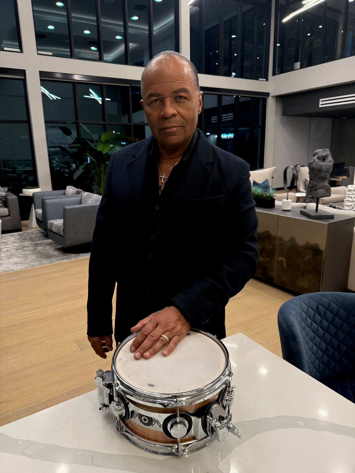 Jonathan Moffett Signed “This Is It” Collectible DW Snare