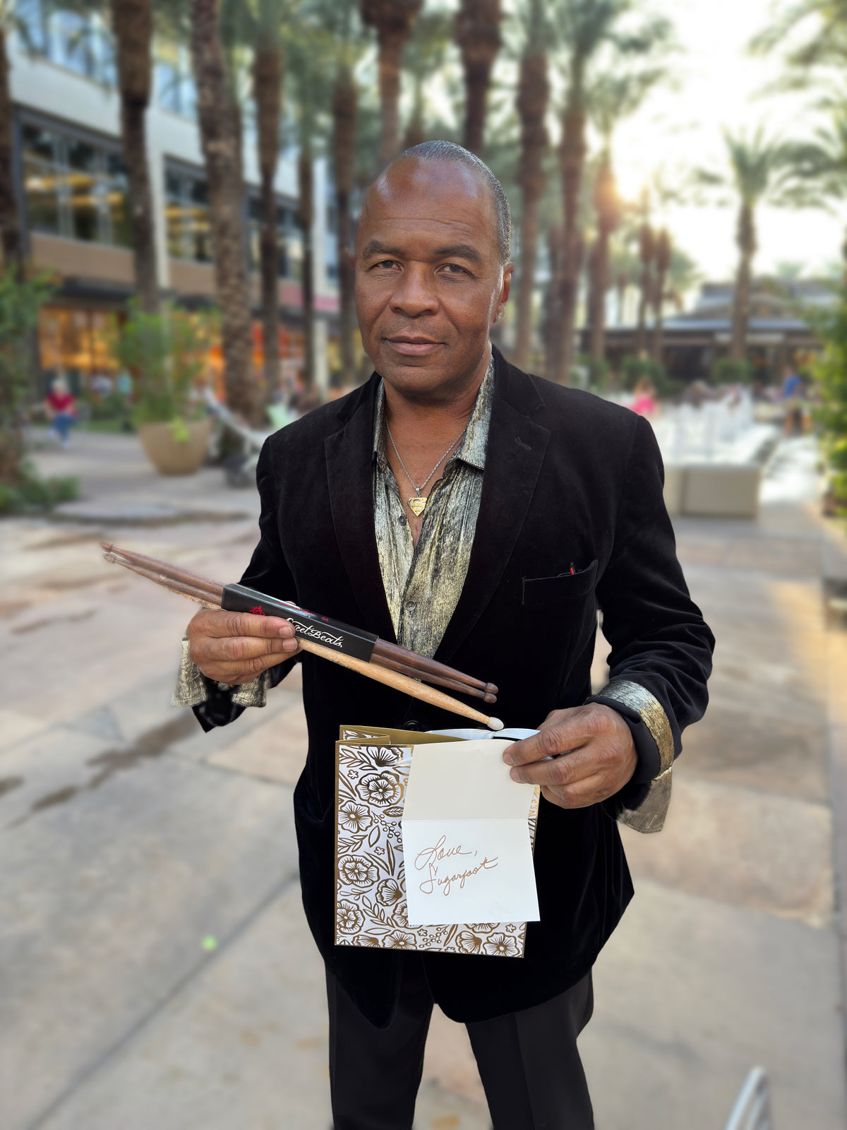 Sugarfoot Gift Set – Signed Concert Stick + Signed SweetBeats Sticks with Personal Letter Collectible
