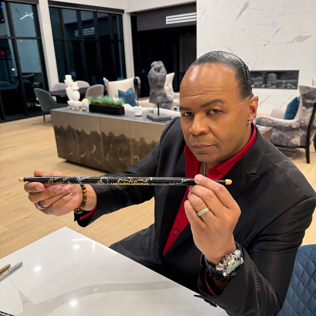 Signed Jonathan Sugarfoot Moffett SweetBeats™ Collector’s Stick (Artist Names Edition)