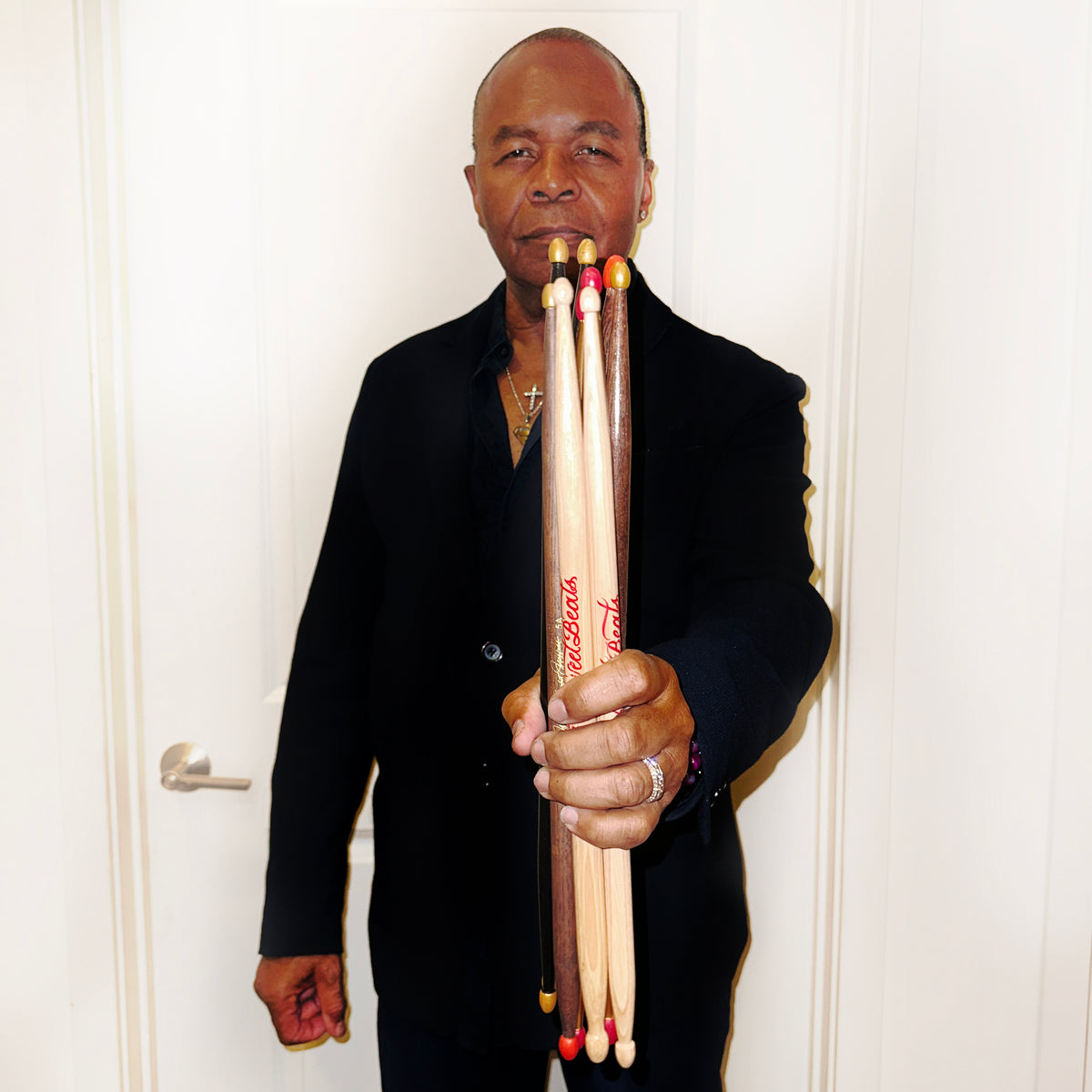 Signed SweetBeats Stick Used On Stage by Jonathan Moffett