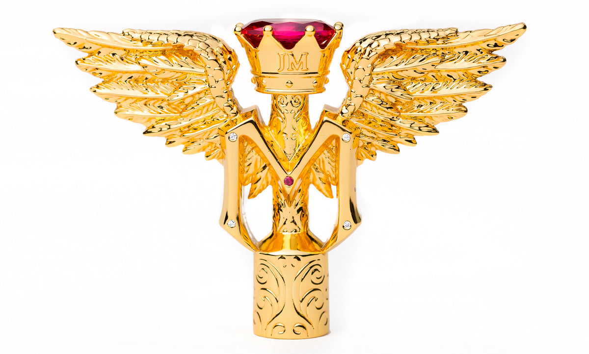 Moffett Drum Key (Majestic Collection) - 14K Gold &quot;M&quot; Talisman